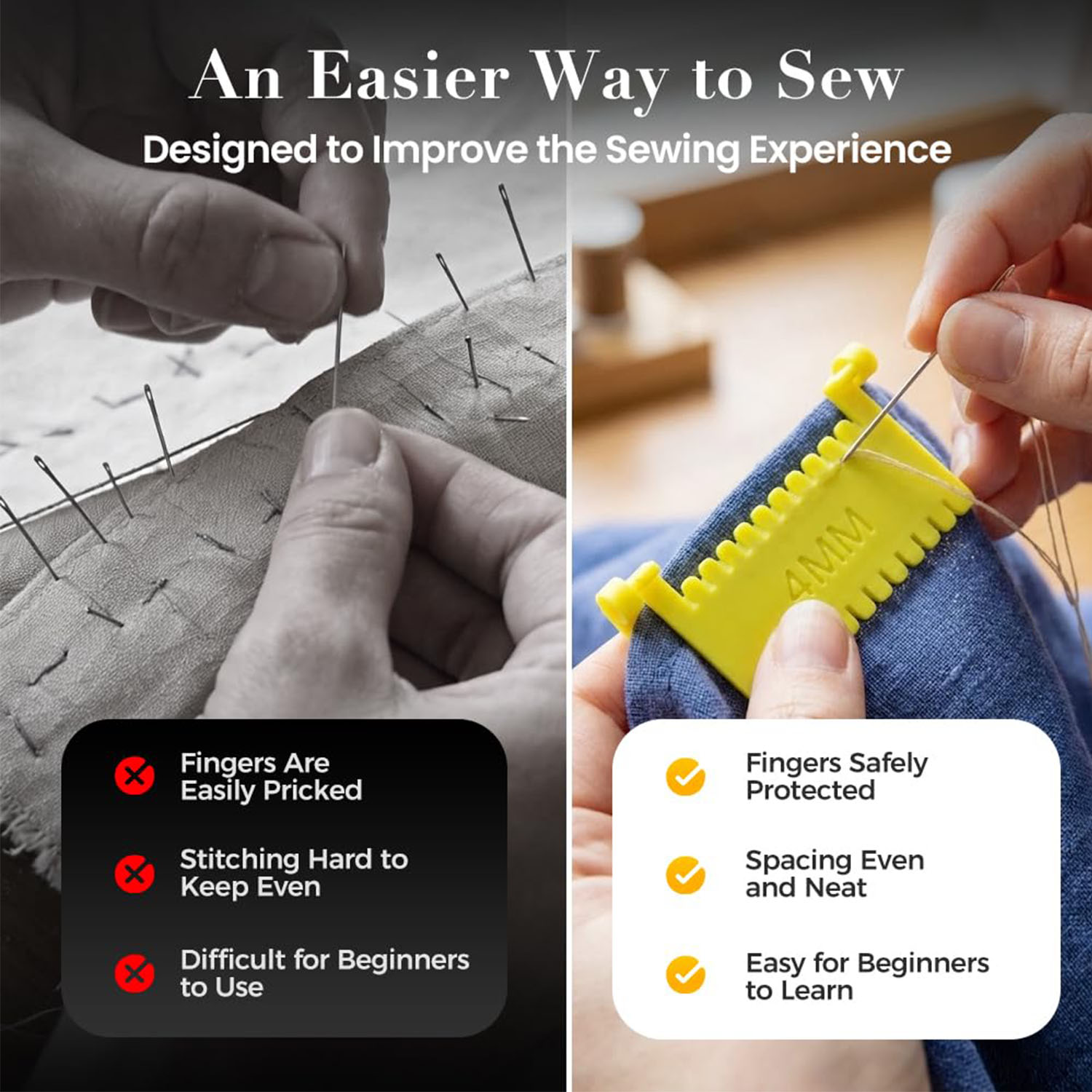 أداة قياس للخياطة والتطريز لتح - مراجعة Sewing Gauge Ruler وسعره