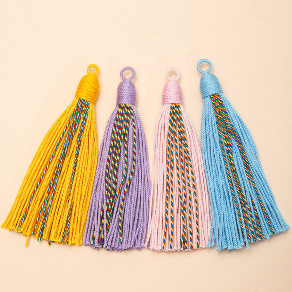 4 قطع شراشيب قطنية بطول 11 سم  - مراجعة Sewing Thread In Textile وسعره