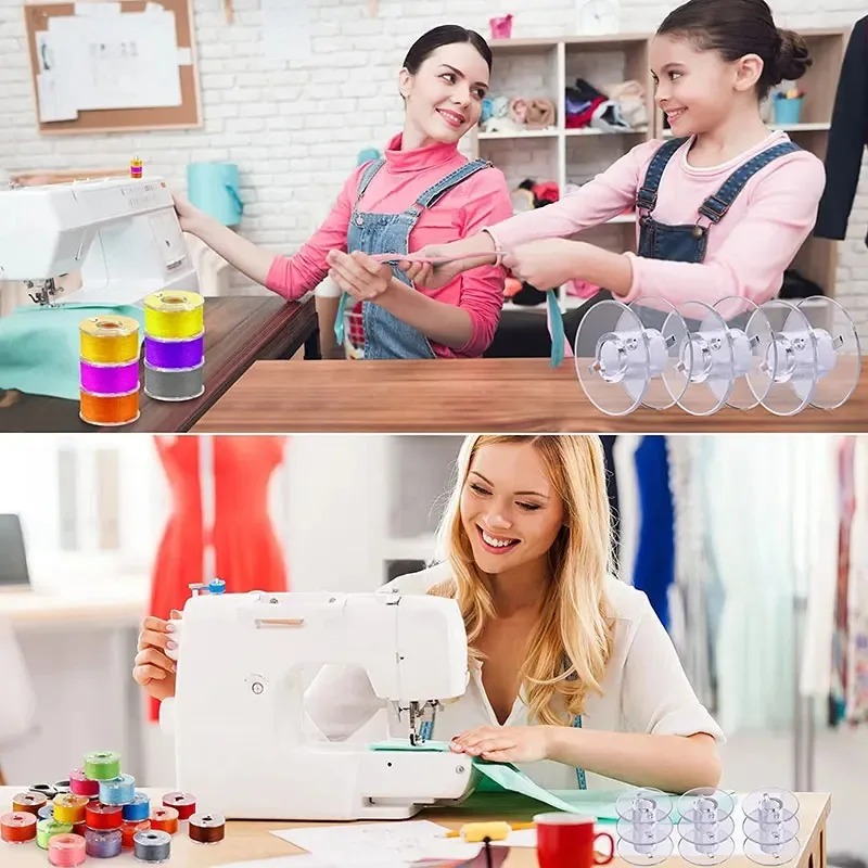 مجموعة من 25 قطعة من بكرات الخ - مراجعة Textile Sewing Machine وسعره